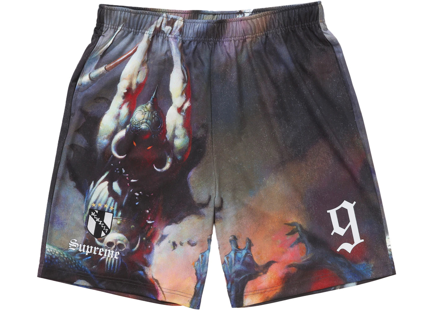Supreme Frazetta Soccer Short-Death Dealer