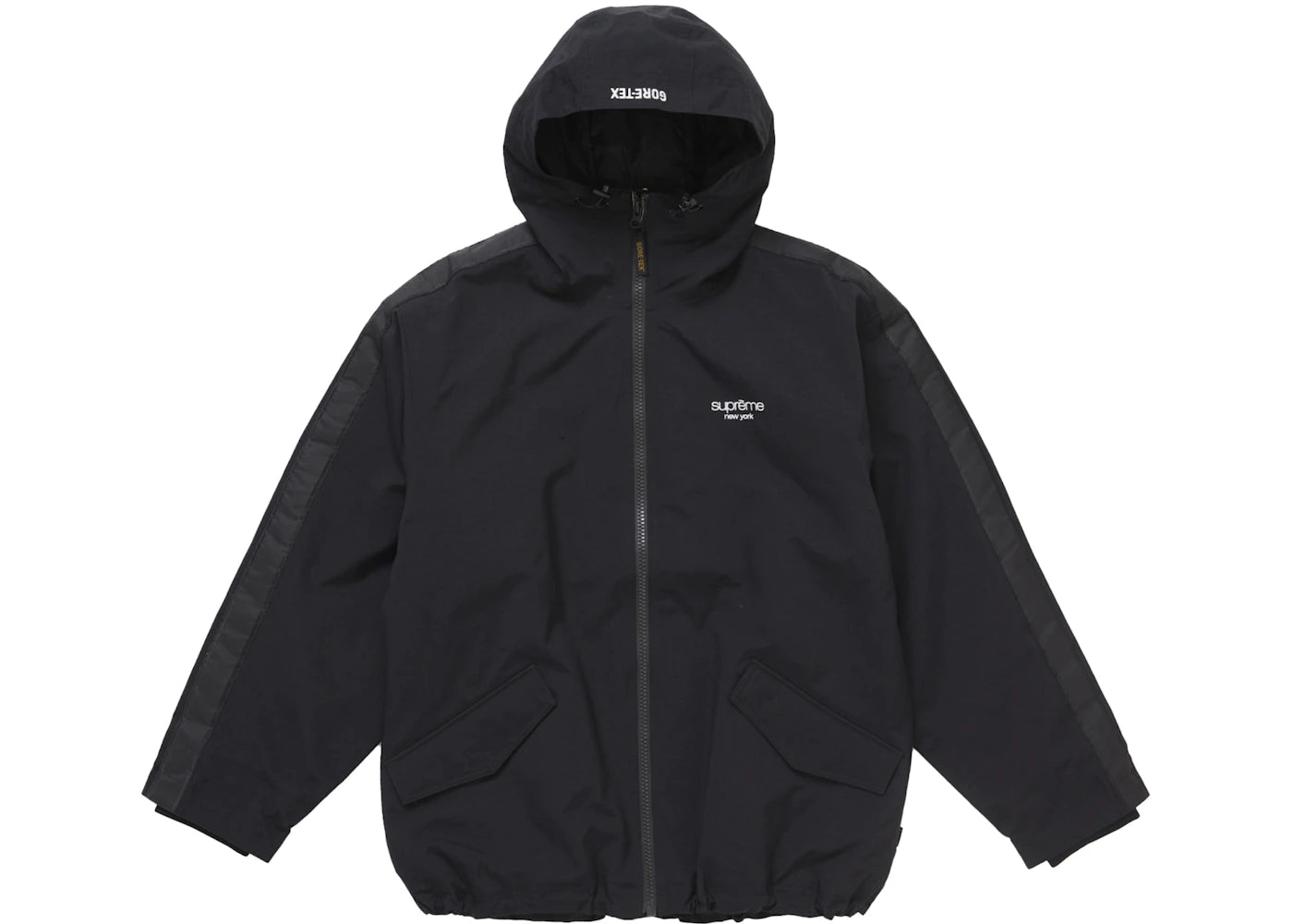 Supreme GORE-TEX Stripe Hooded Jacket-Black
