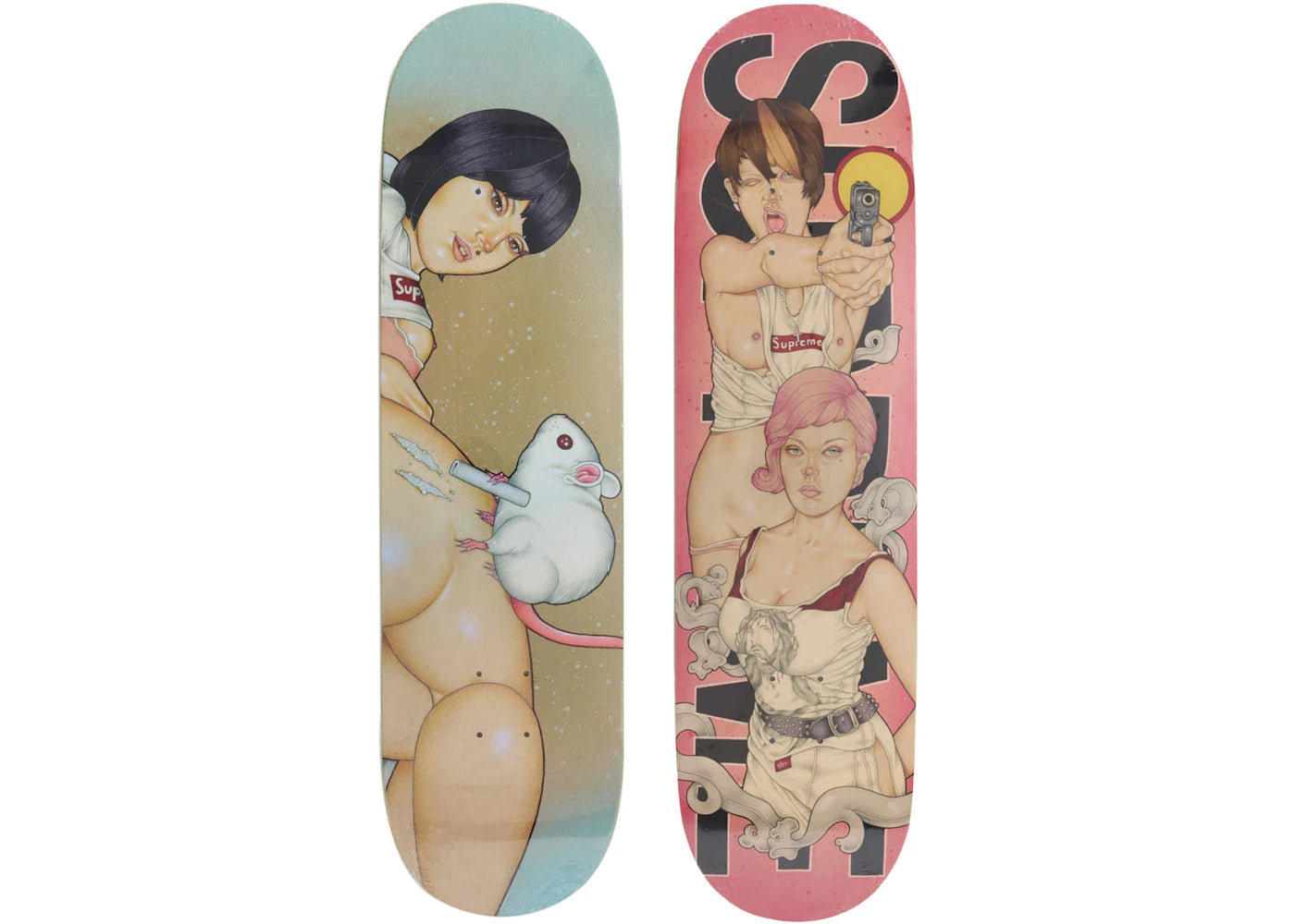 Supreme Girls Skateboard Deck Set-Multicolor