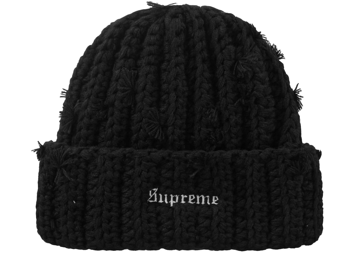 Supreme Hand Tied Beanie-Black