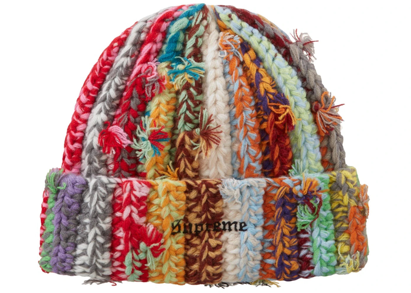 Supreme Hand Tied Beanie-Multicolor