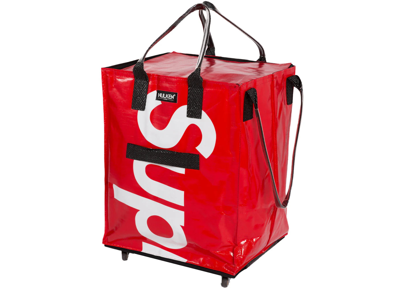 Supreme Hulken Rolling Tote Bag-Red