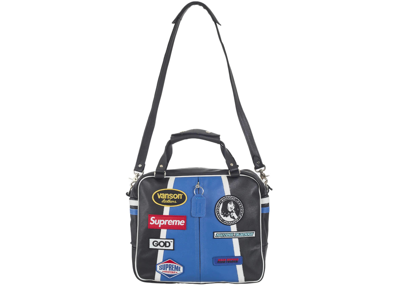 Supreme Hysteric Glamour Vanson Leather Bag-Black