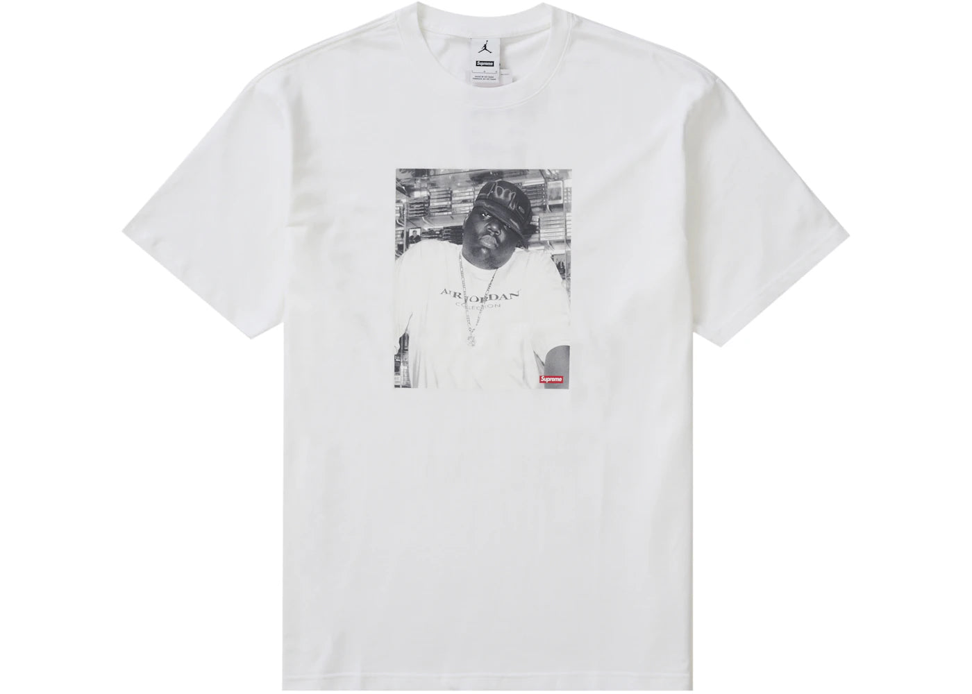 Supreme Jordan Biggie S/S Top-White