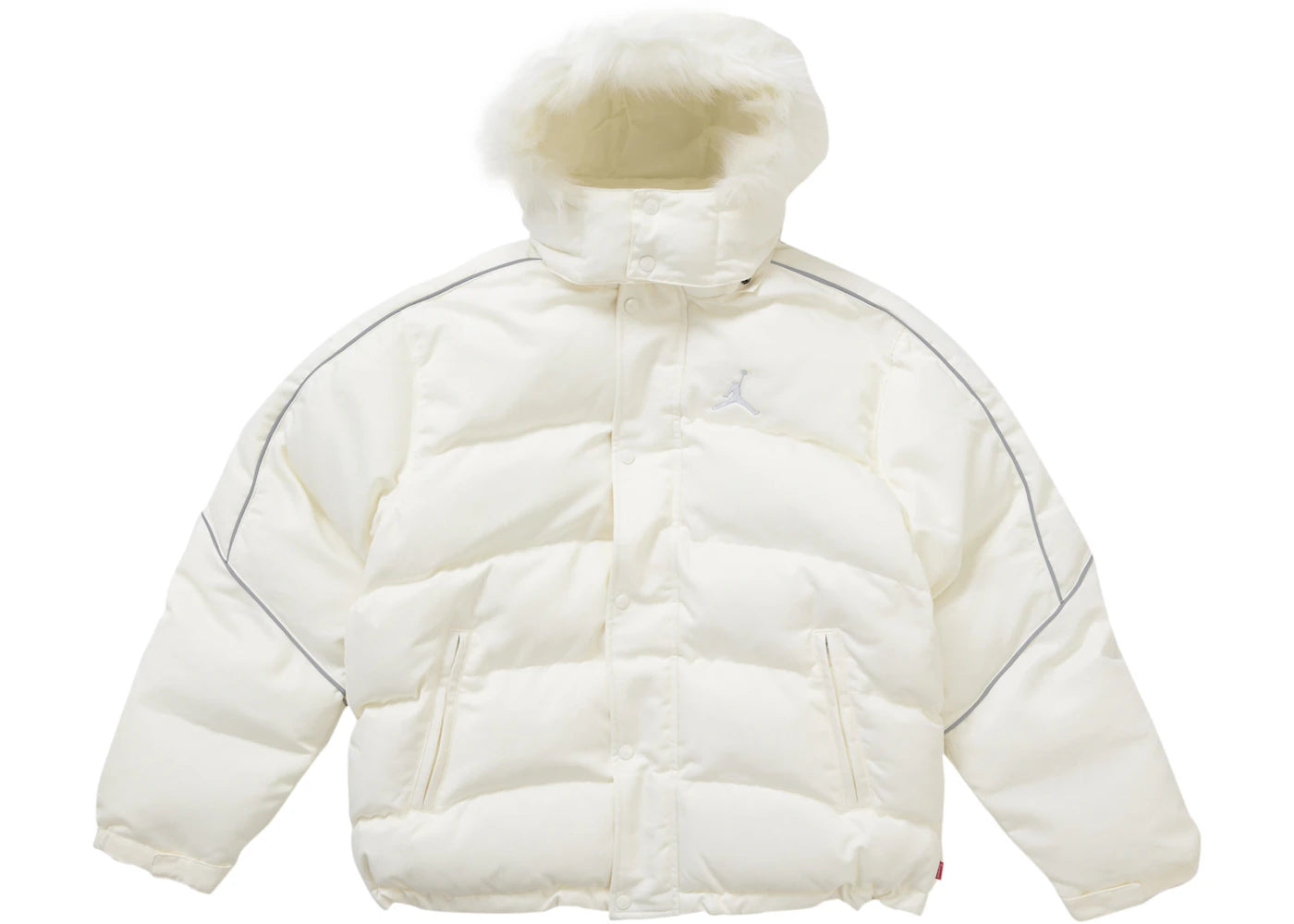 Supreme Jordan Puffer Jacket-White