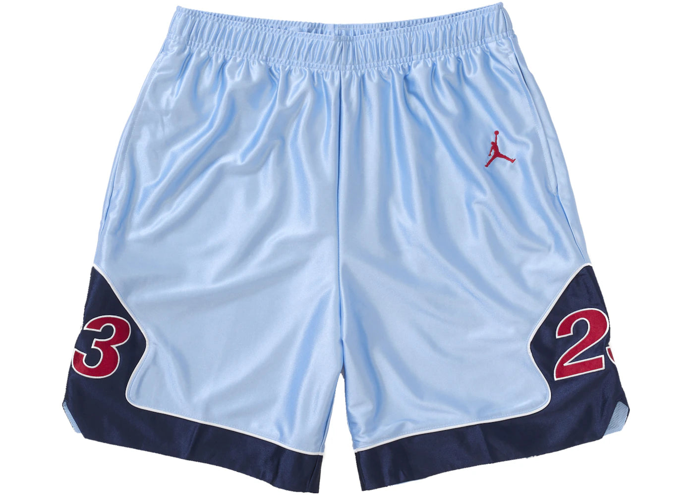 Short d'échauffement Supreme Jordan bleu clair