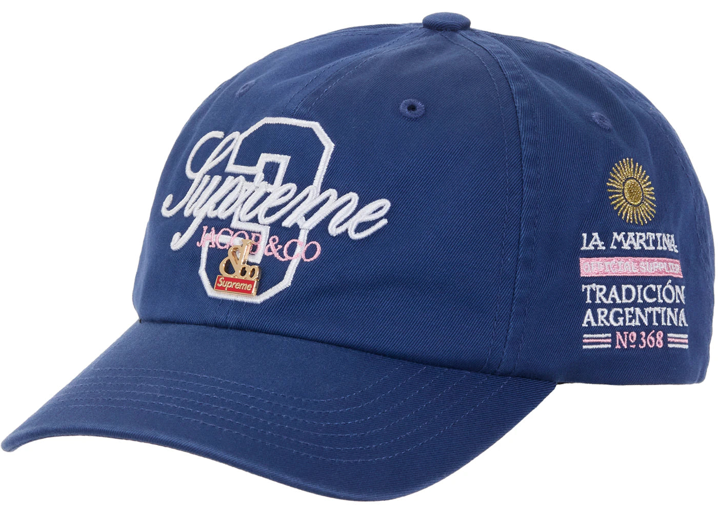 Supreme La Martina 6-Panel Blue