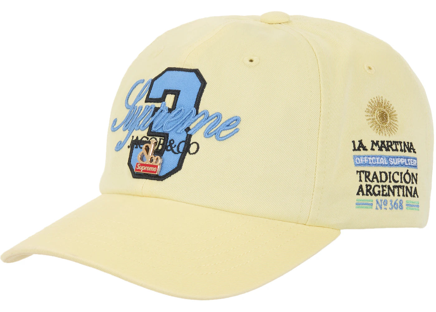 Supreme La Martina 6-Panel Yellow