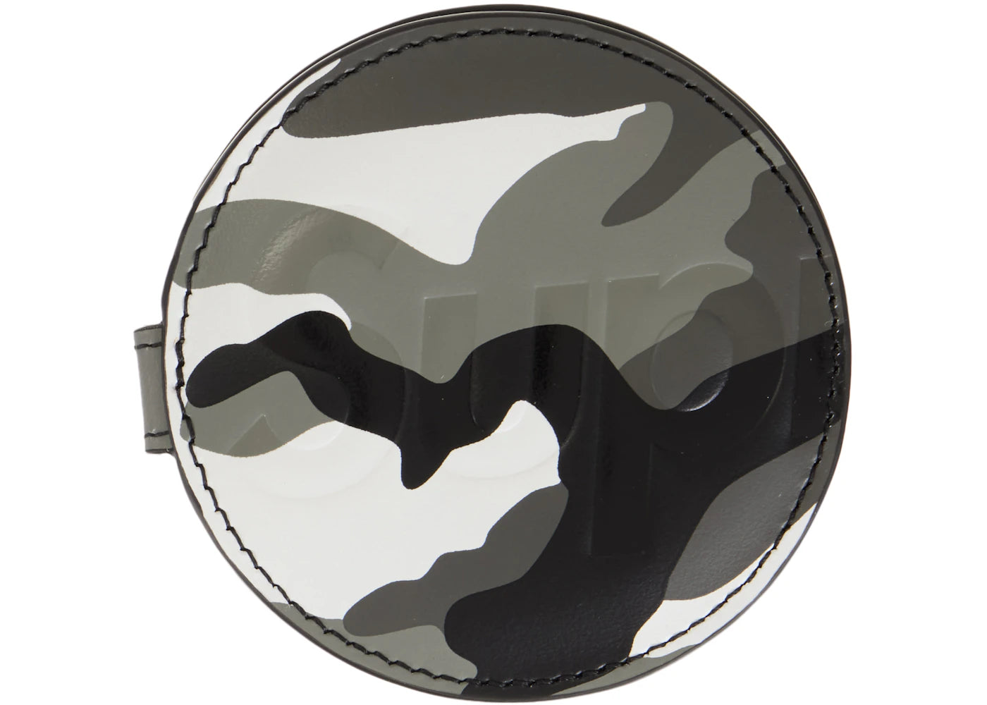 Supreme Leather Pocket Mirror-Snow Camo