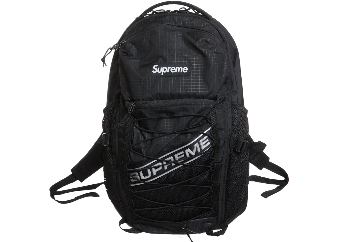 Supreme Logo Backpack-Black