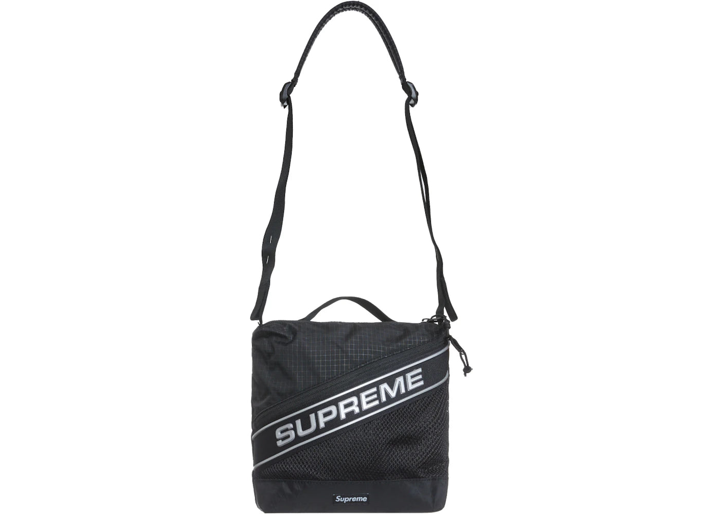 Supreme Logo Shoulder Bag-Black