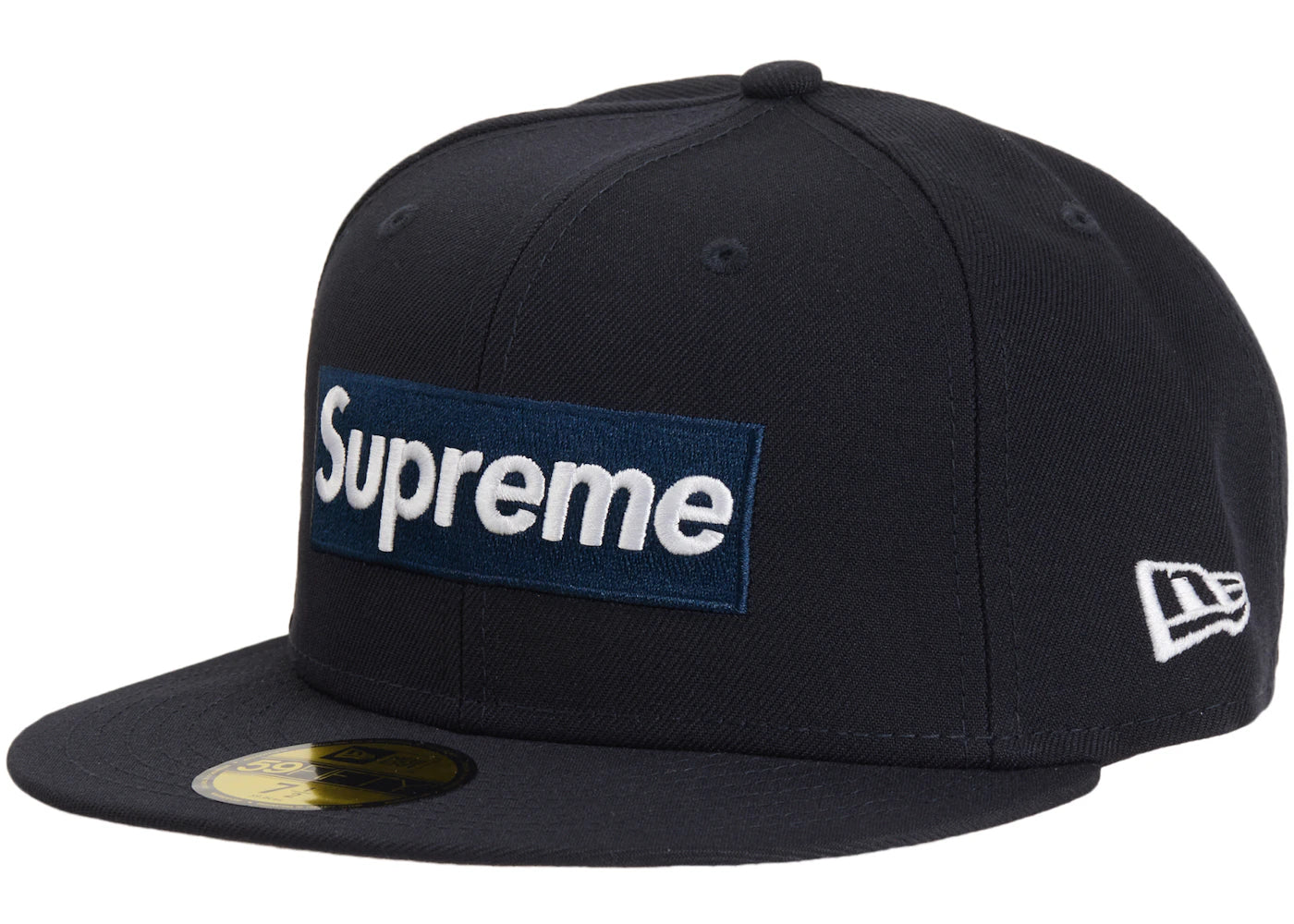 Supreme MLB Teams New York Box Logo New Era 59Fifty Fitted Cap-Navy