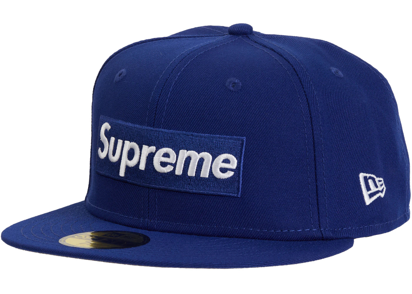 Supreme MLB Teams Los Angeles Box Logo New Era 59Fifty Fitted Cap-Dark Royal