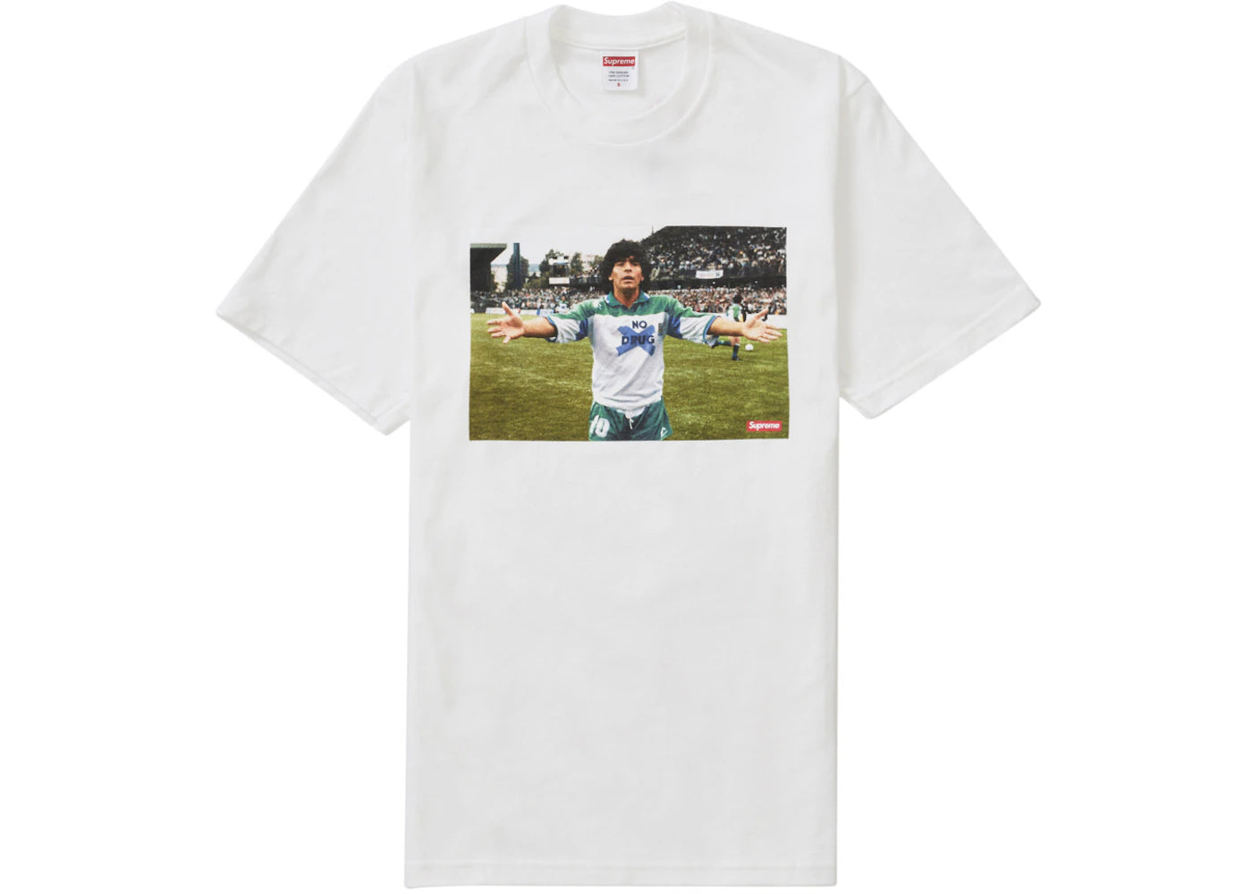 Supreme Maradona Tee-White