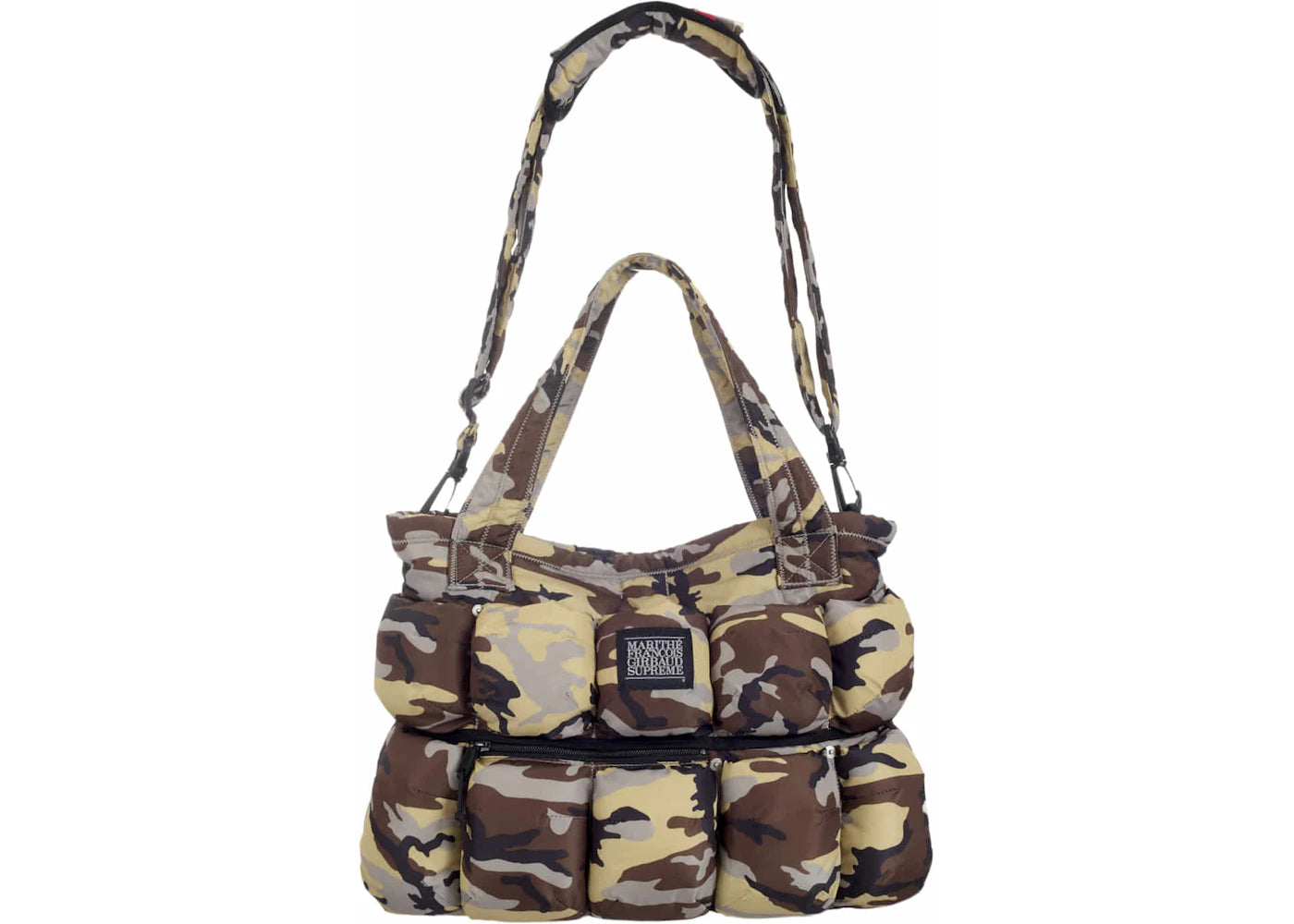 Supreme Marithé + François Girbaud Pokachu Puffer Tote Bag-Camo