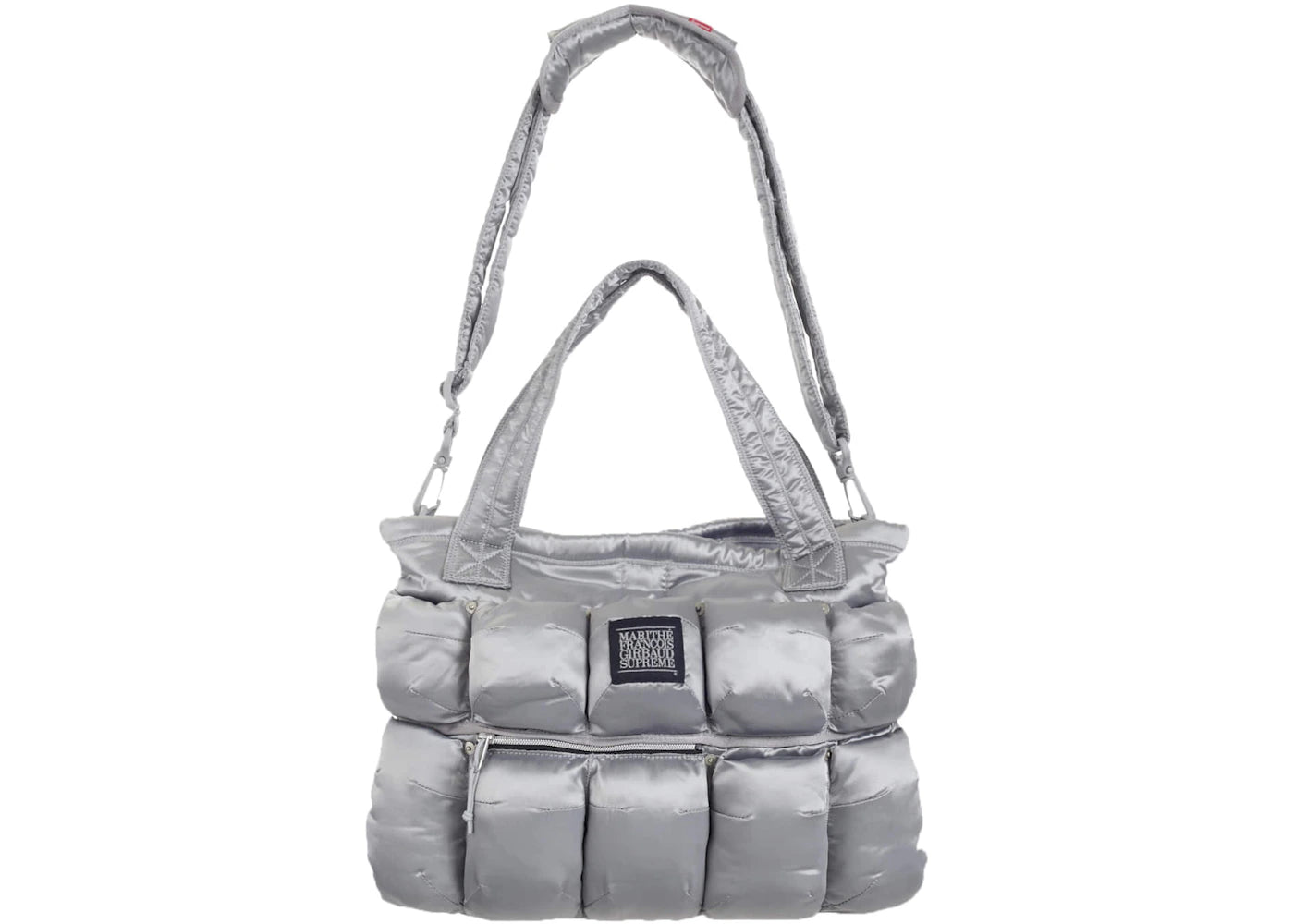 Supreme Marithé + François Girbaud Pokachu Puffer Tote Bag-Silver