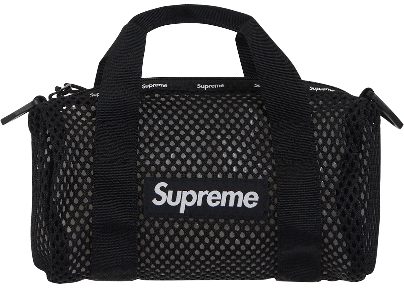 Supreme Mesh Mini Duffle Bag-Black