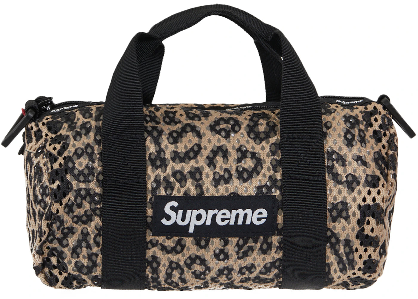 Supreme Mesh Mini Duffle Bag-Leopard