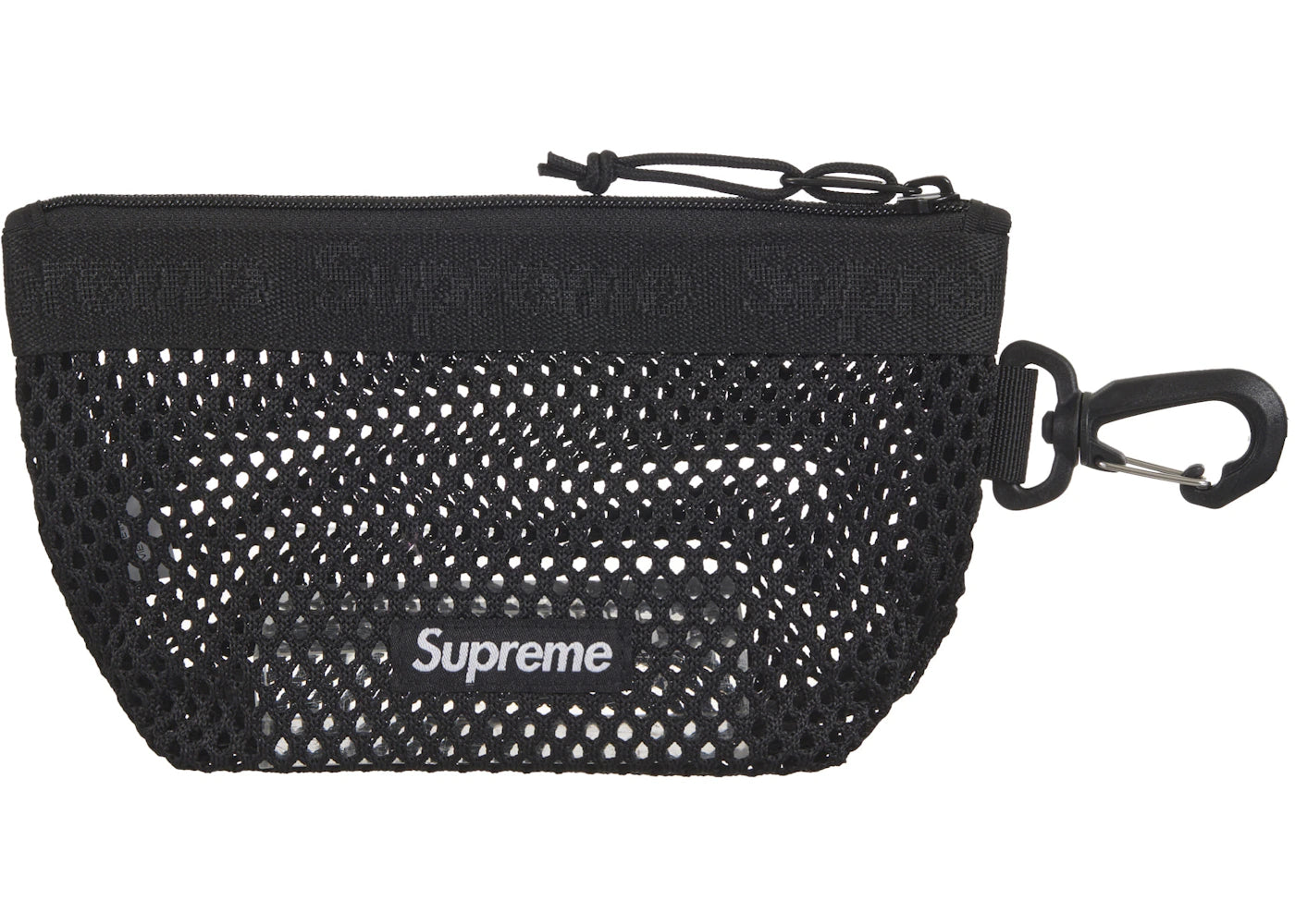 Supreme Mesh Mini Pouch-Black