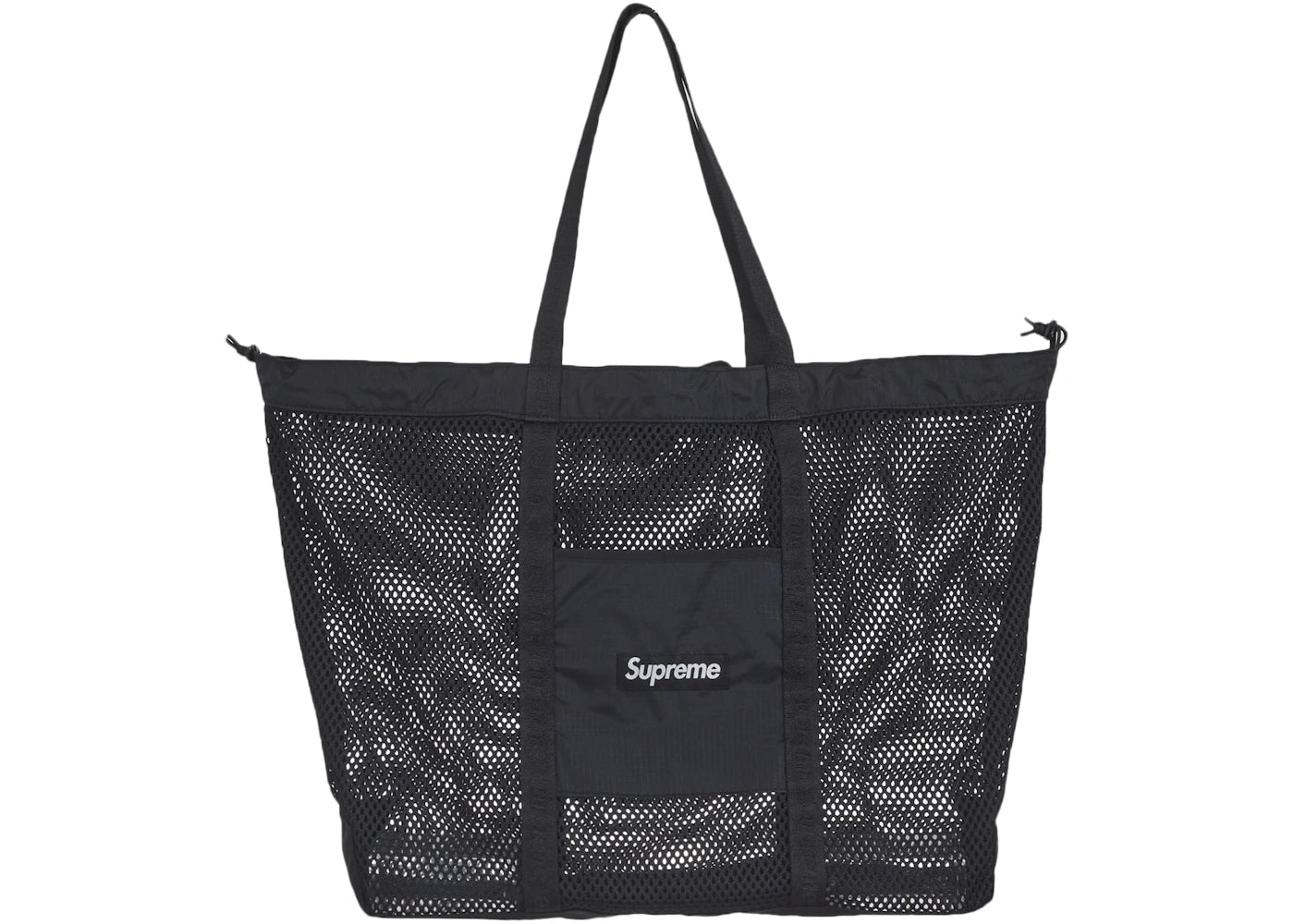 Supreme Mesh Tote Bag-Black