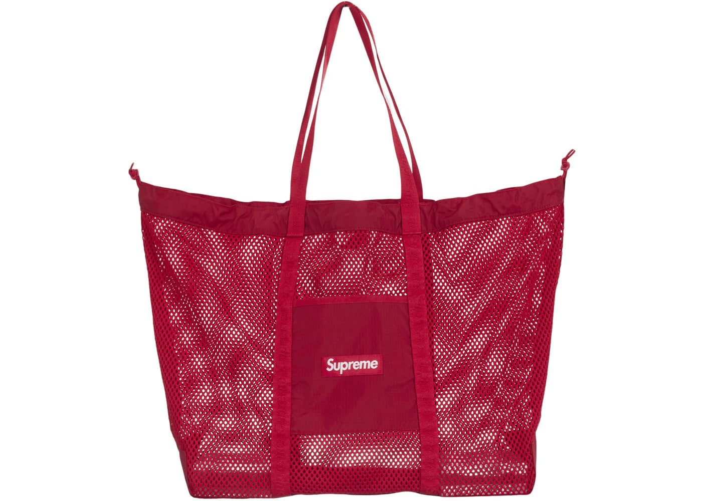 Supreme Mesh Tote Bag-Red