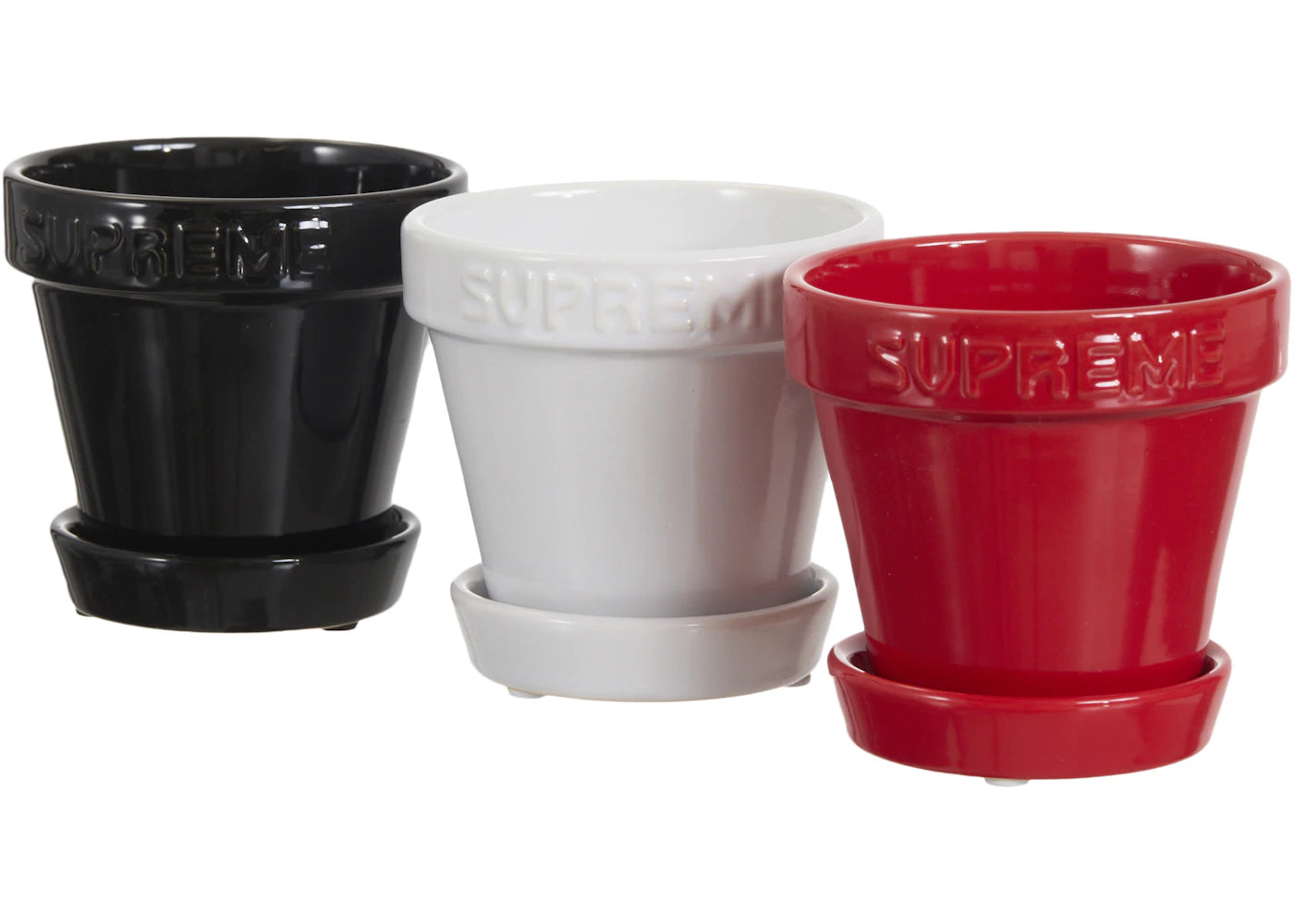 Supreme Mini Planters Planters (Set of 3)-Multicolor