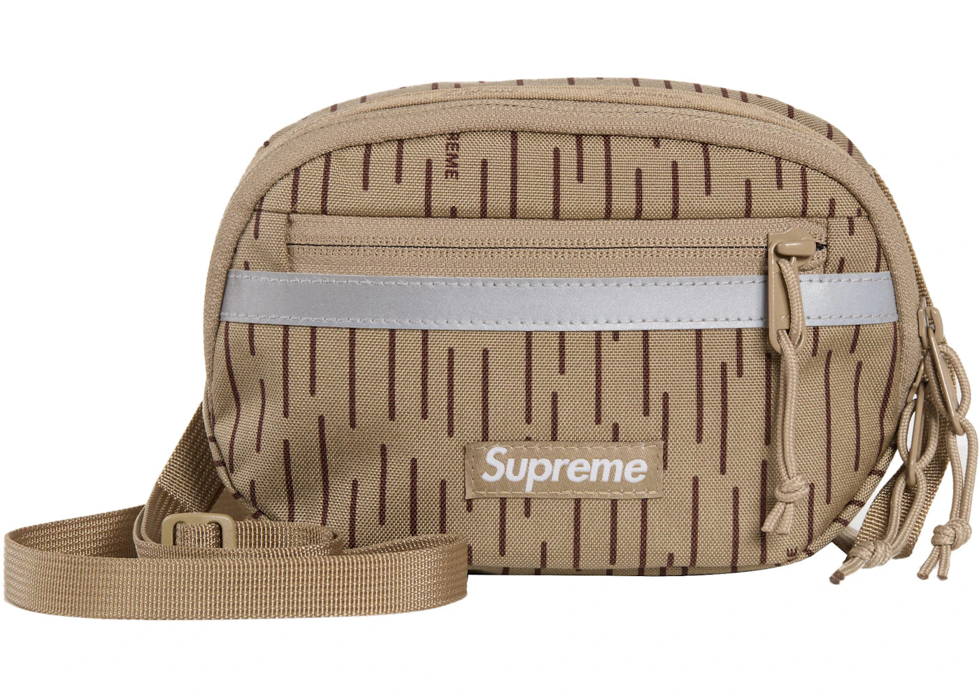 Supreme Mini Side Bag-Tan Raindrop