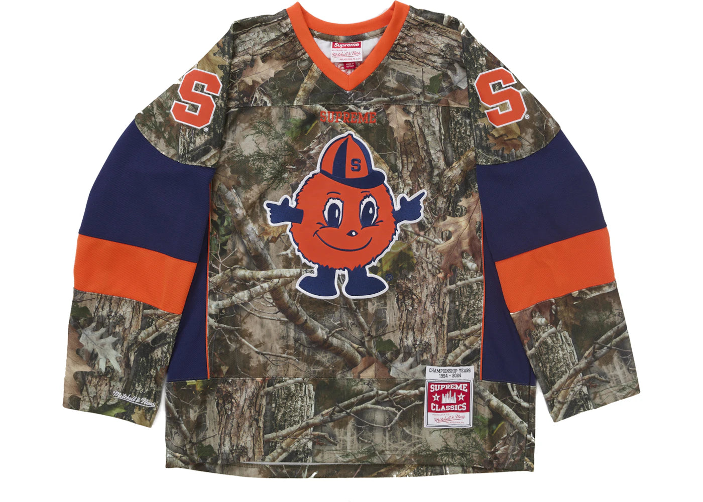 Supreme Mitchell & Ness NCAA Hockey Jersey-Woodland Camo