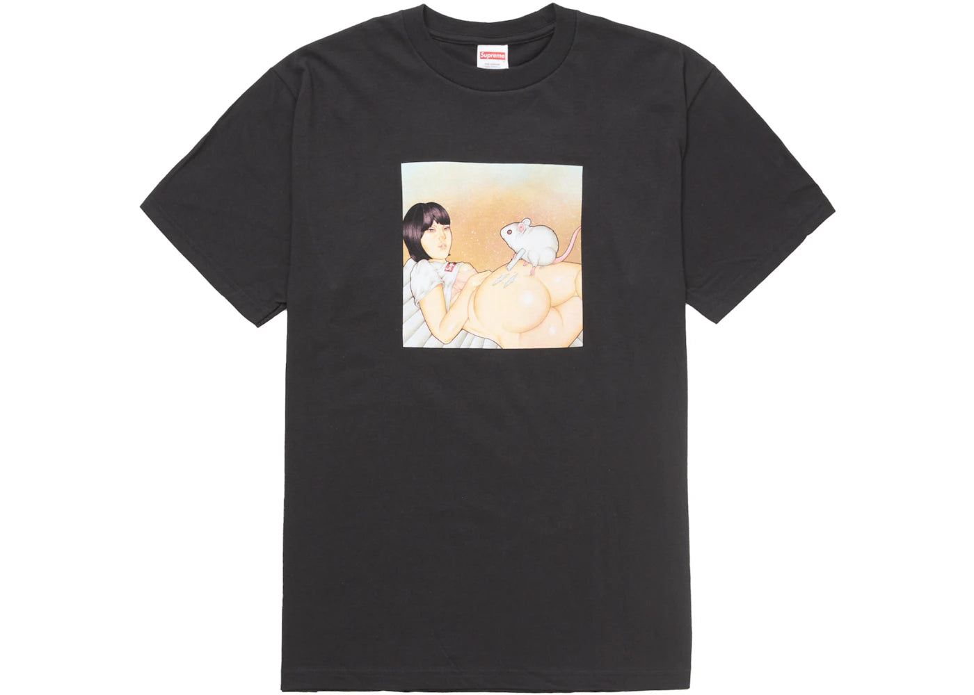 Supreme Mouse Tee (SS25)-Black