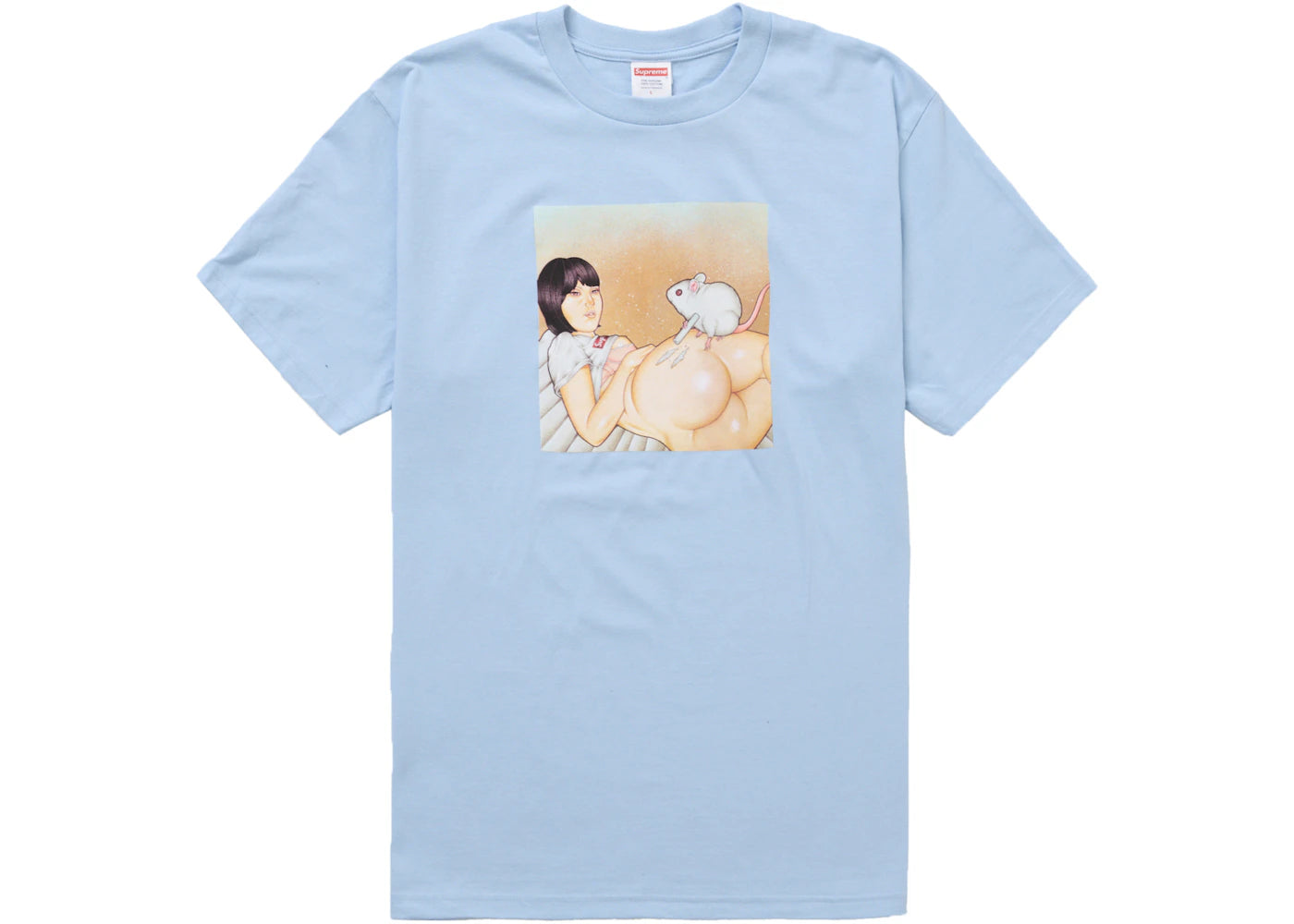 Supreme Mouse Tee (SS25)-Powder Blue