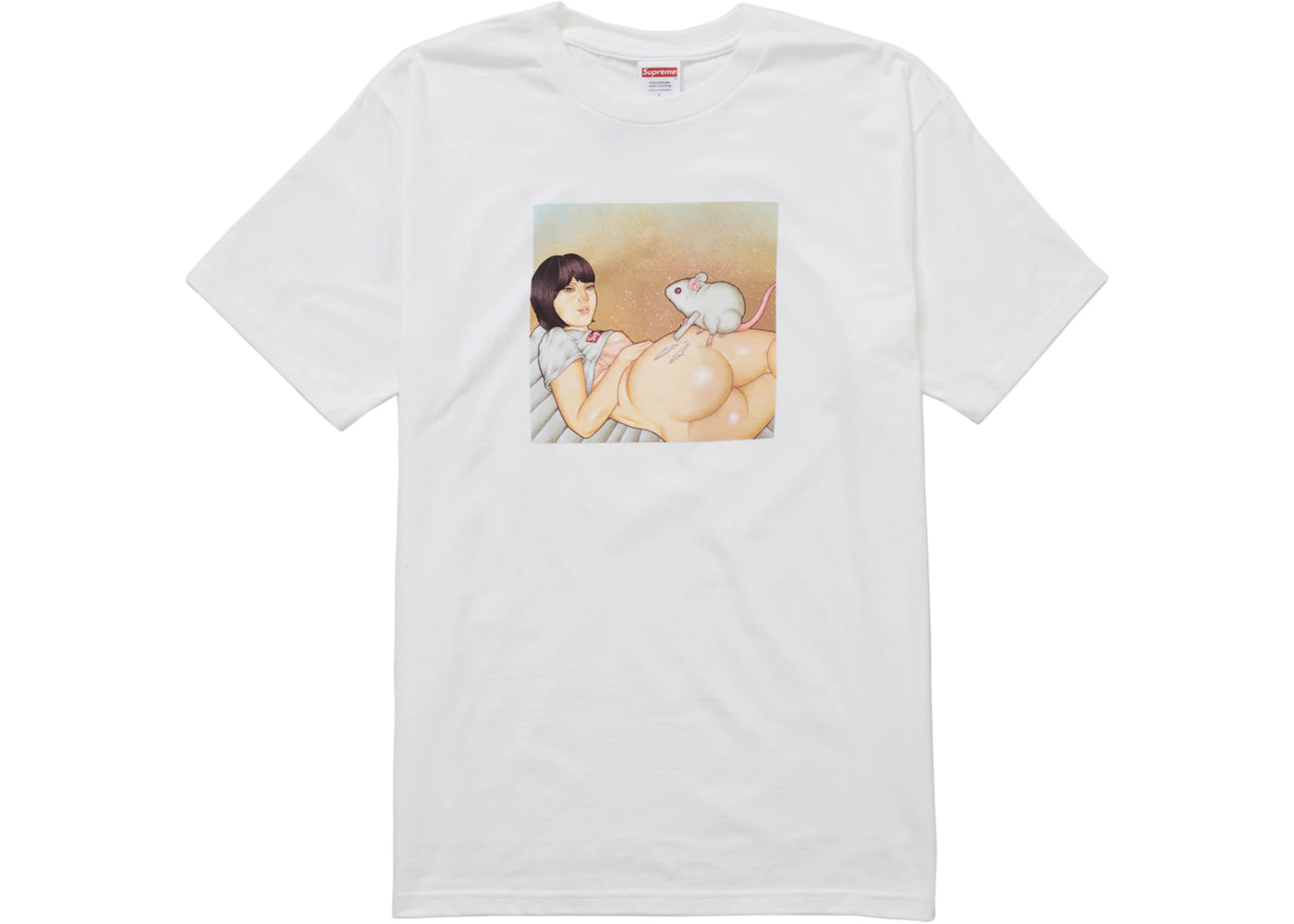 Supreme Mouse Tee (SS25)-White