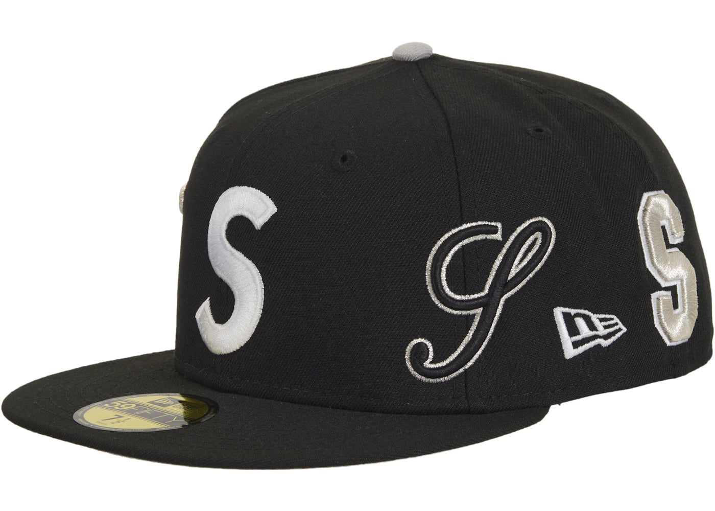 Supreme Multi S Logo New Era 59Fifty Fitted Hat-Black