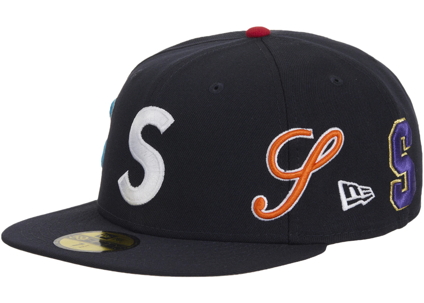 Supreme Multi S Logo New Era 59Fifty Fitted Hat-Navy