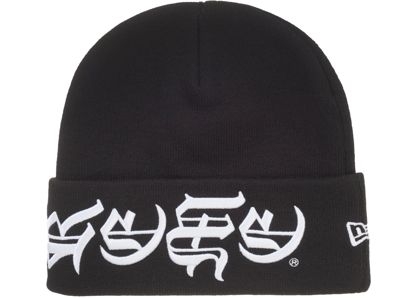 Supreme New Era Blackletter Beanie-Black