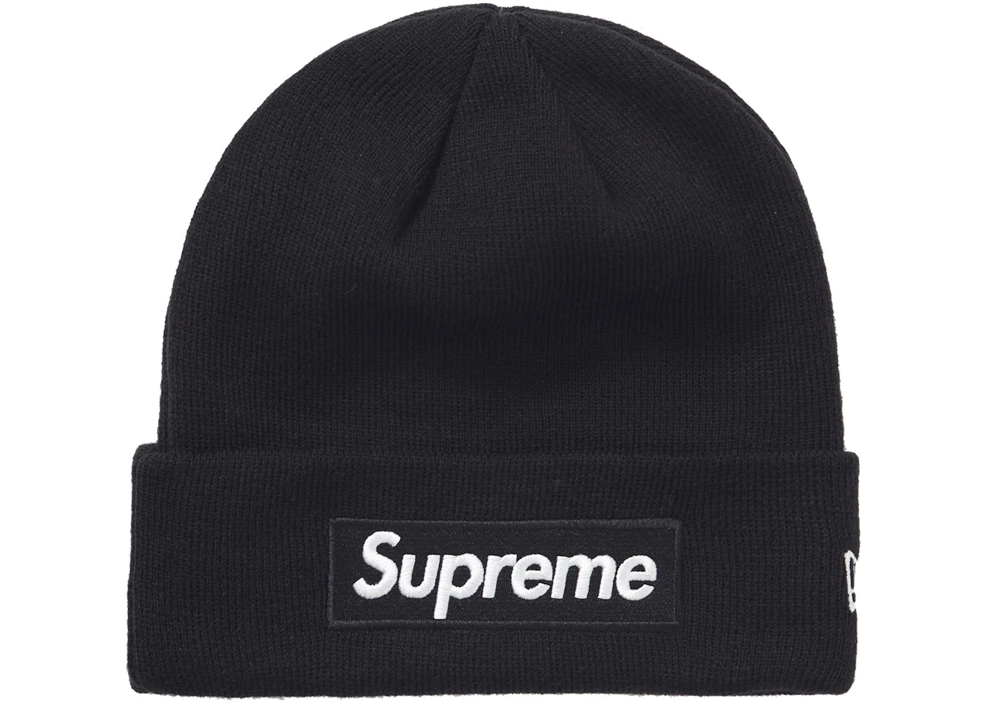 Supreme New Era Box Logo Beanie (FW21)-Black