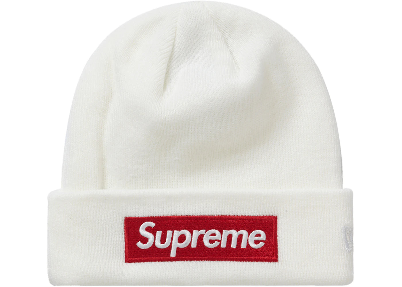 Bonnet Supreme New Era Box Logo (FW21) - Blanc