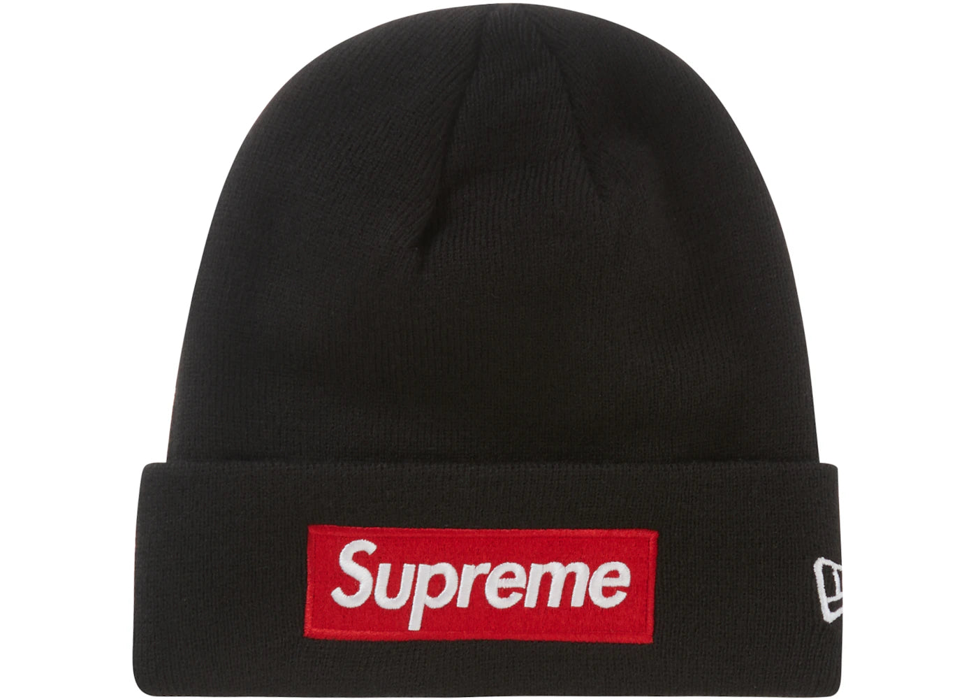 Supreme New Era Box Logo Beanie (FW22)-Black