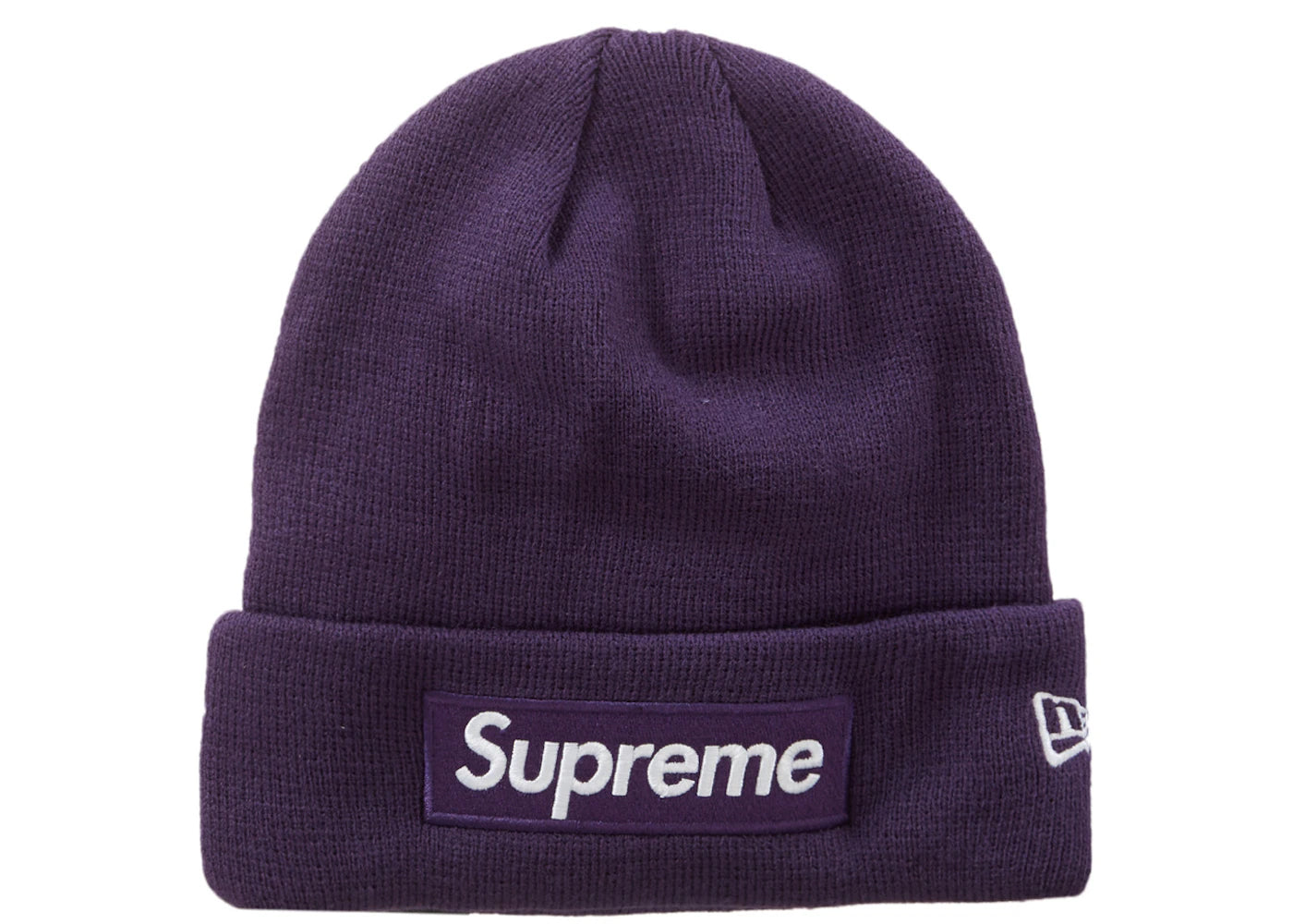 Supreme New Era Box Logo Beanie  Dark Purple