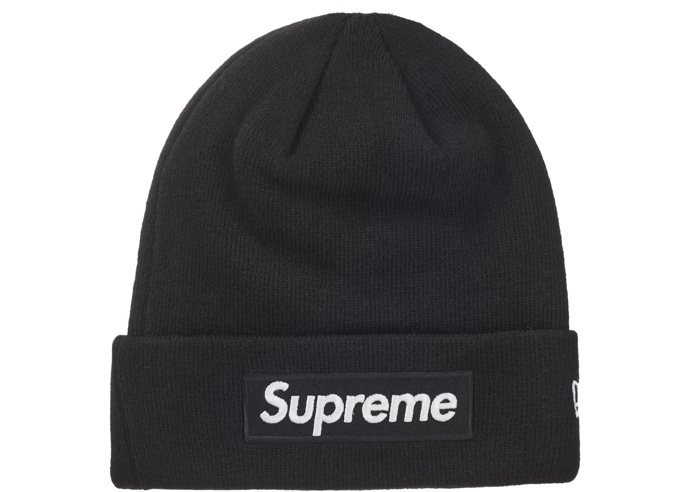 Supreme New Era Box Logo Beanie (FW24)-Black