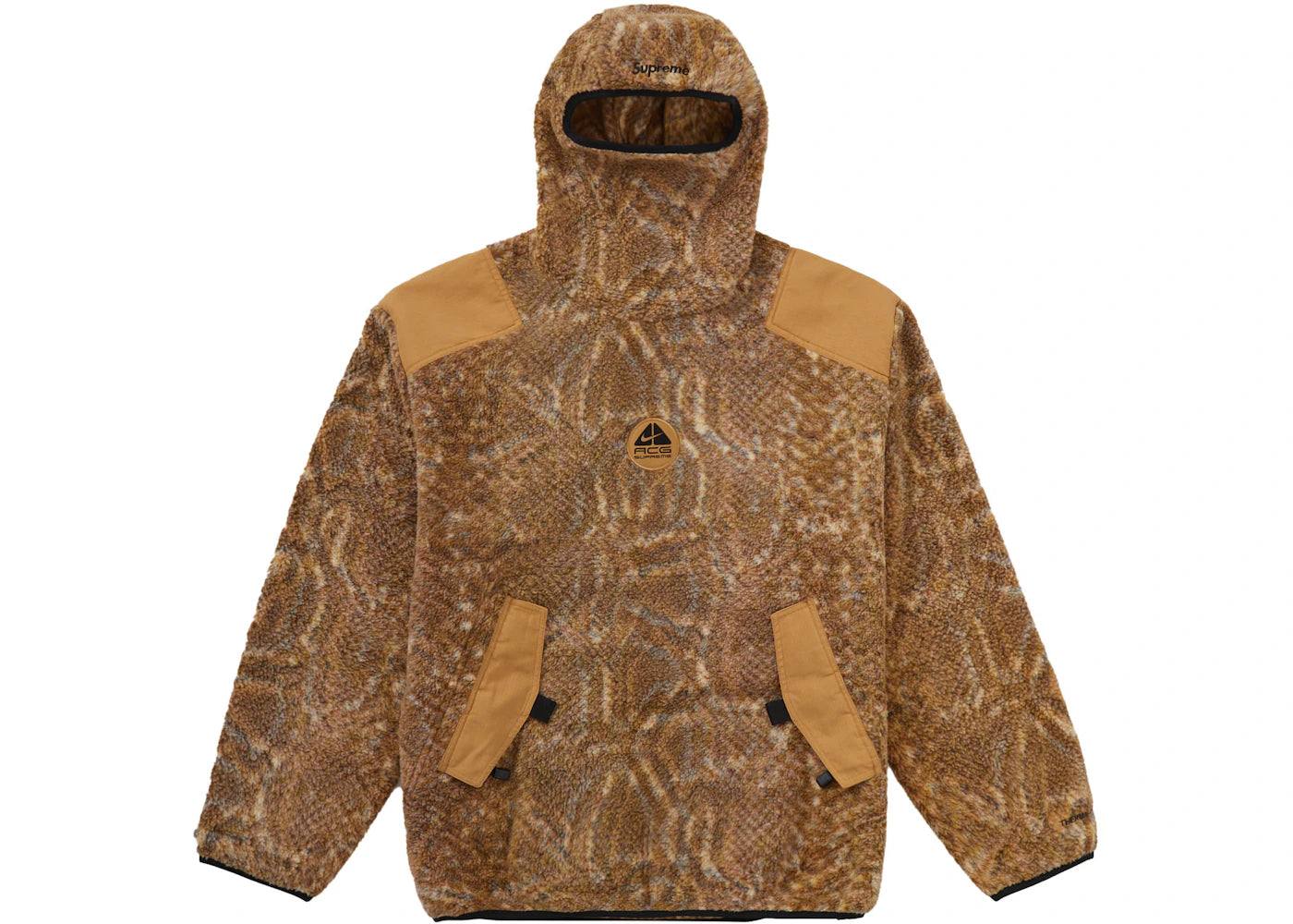 Supreme Nike ACG Fleece Pullover-Gold Snakeskin