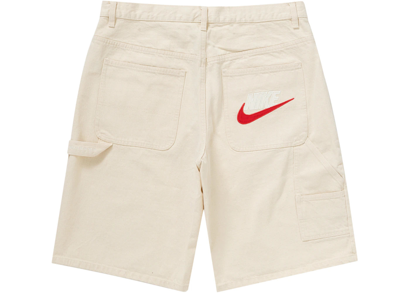 Short en jean Supreme Nike naturel