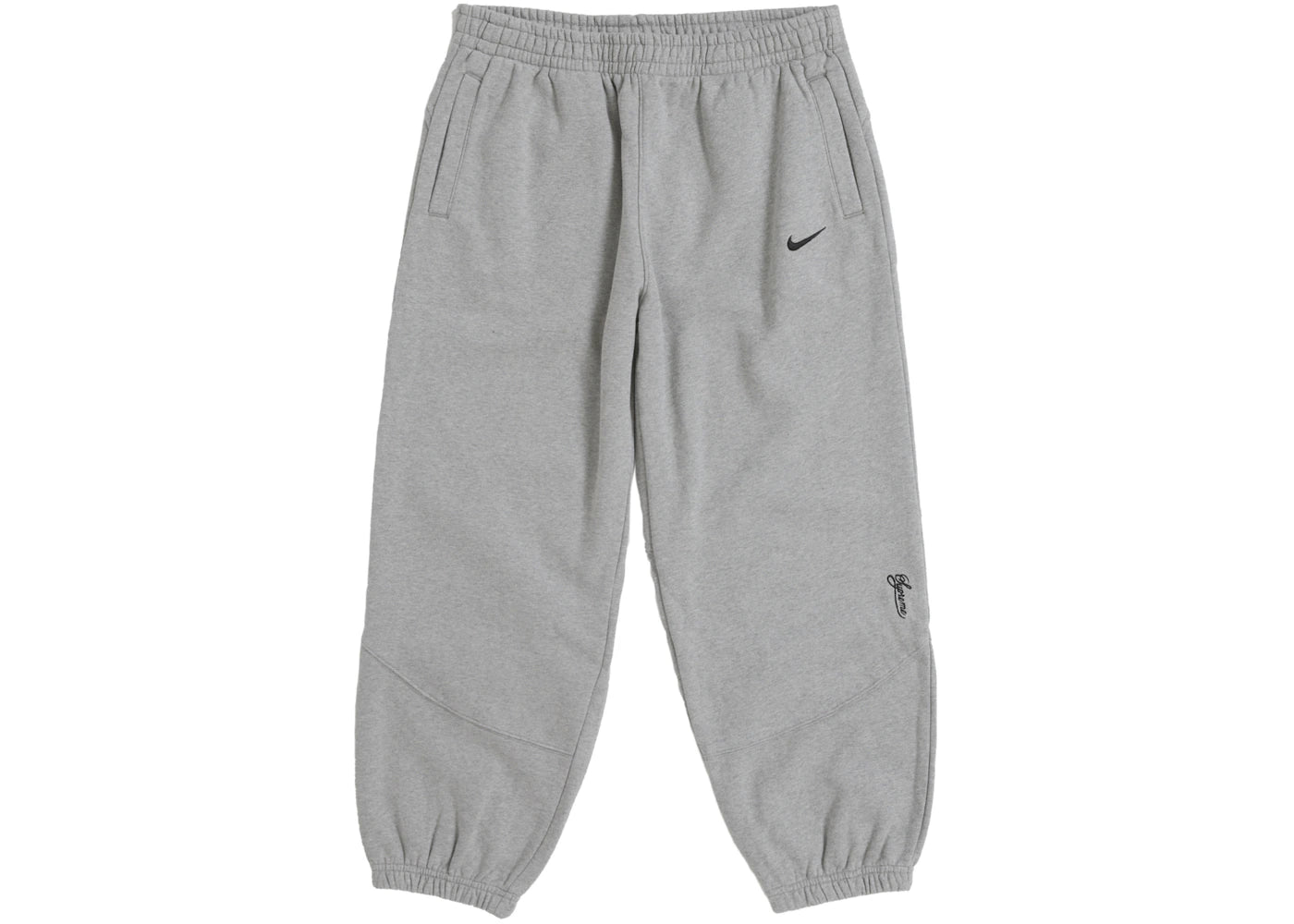Supreme Nike Sweatpant (SS25)-Heather Grey