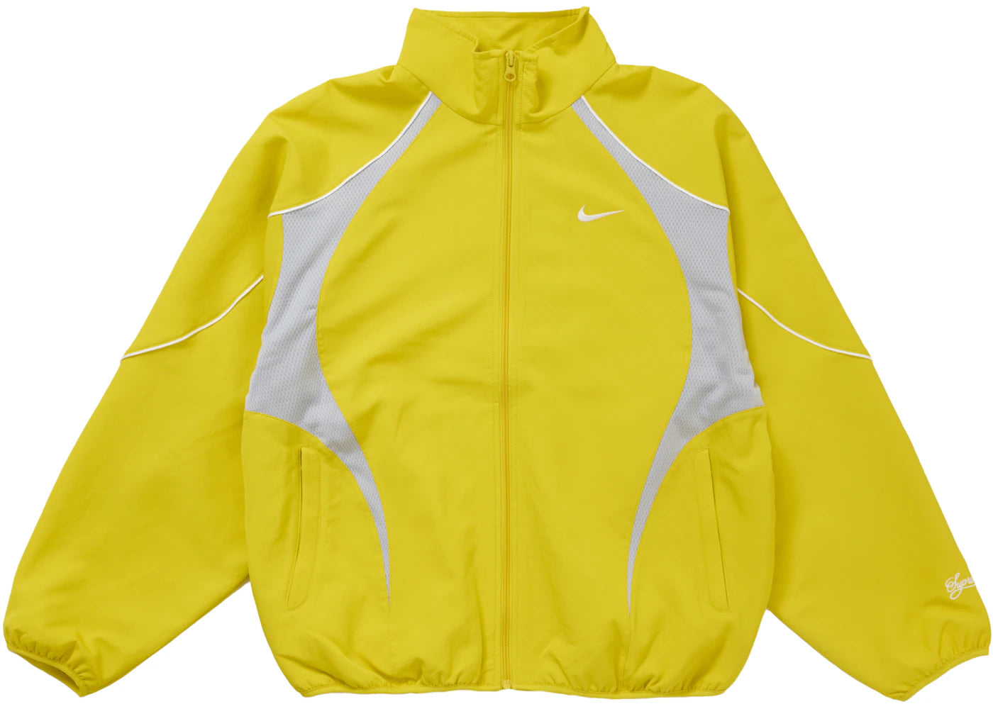 Supreme Nike Track Jacket-Yellow