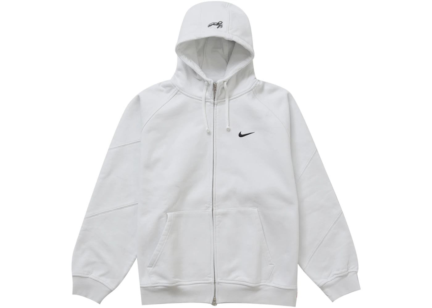 Supreme Nike Zip Up Hooded Sweatshirt-White