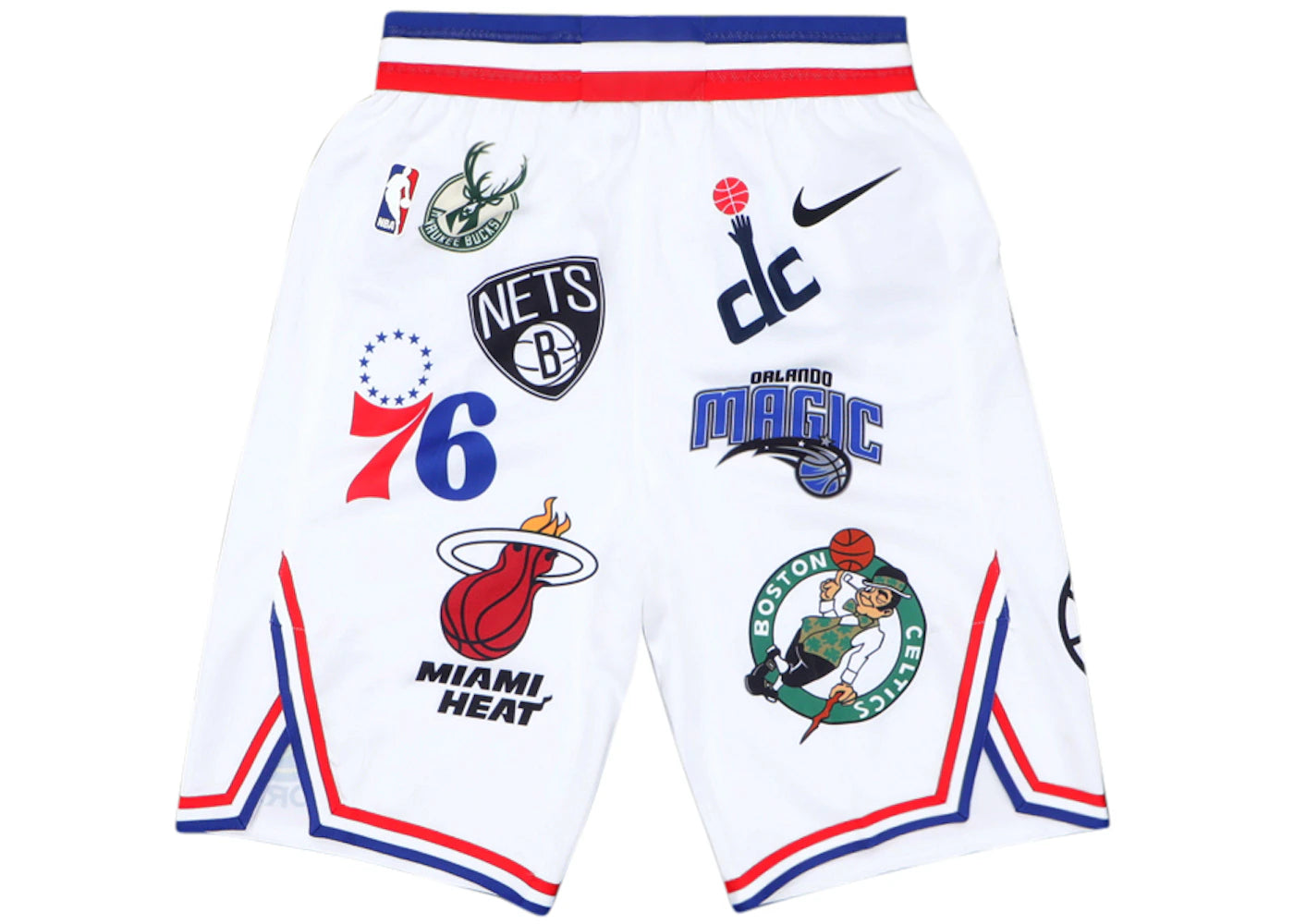 Supreme Nike/NBA Teams Authentic Short-White