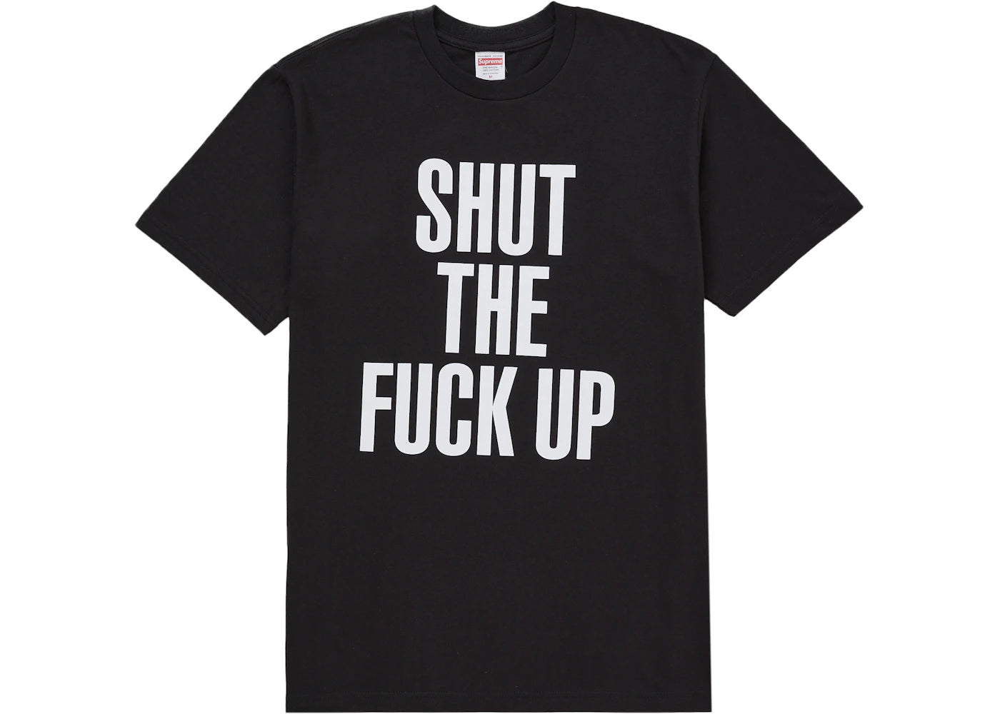 Supreme Number ine Shut Up Tee Black