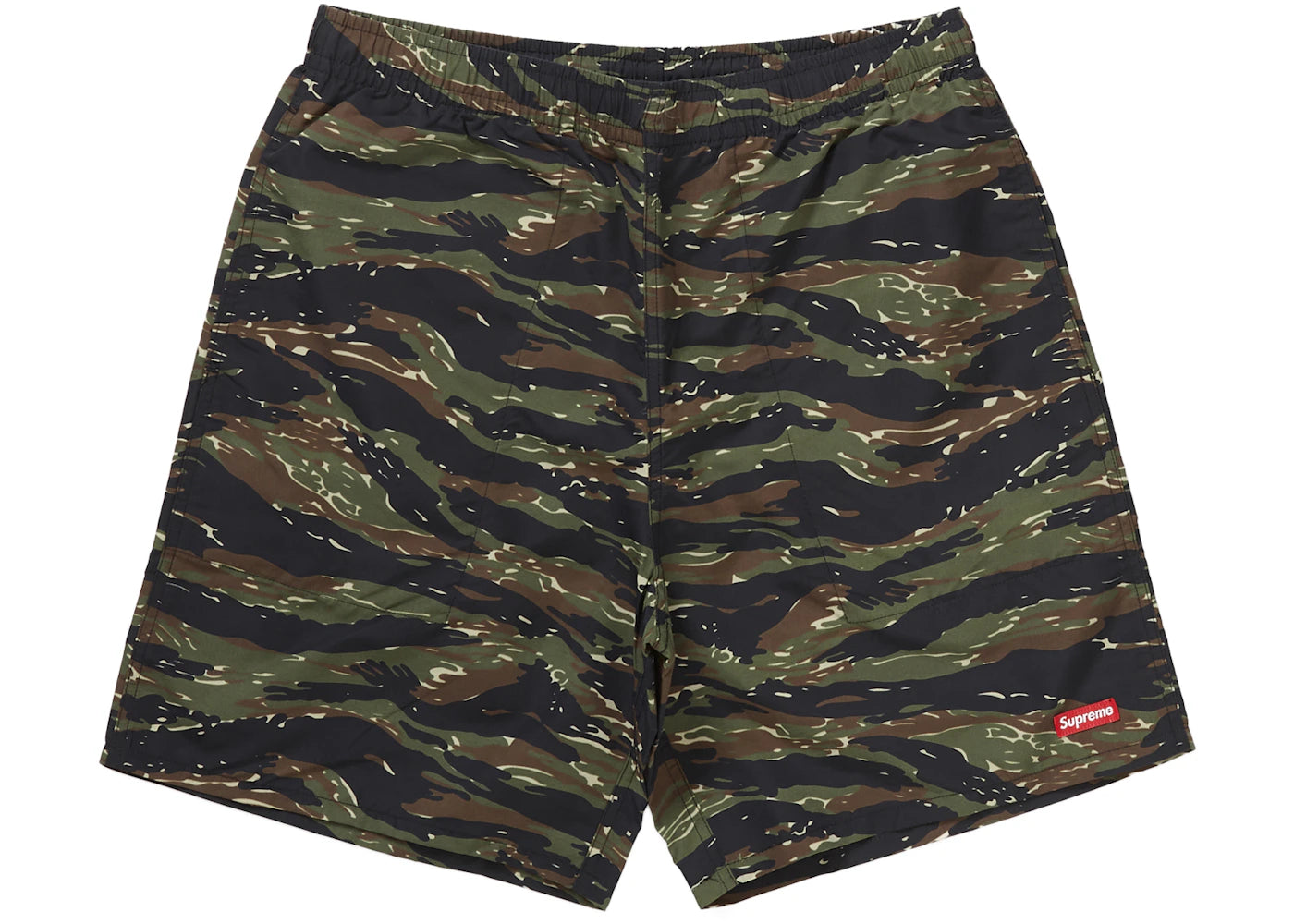 Short de bain Supreme en nylon (SS23) - Camouflage tigre