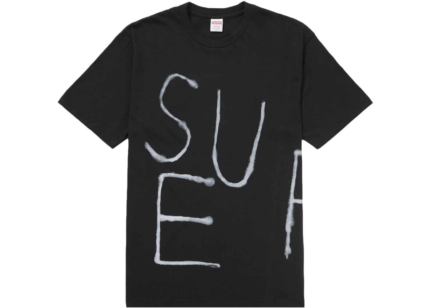 Supreme Painted Tee (SS25)-Black