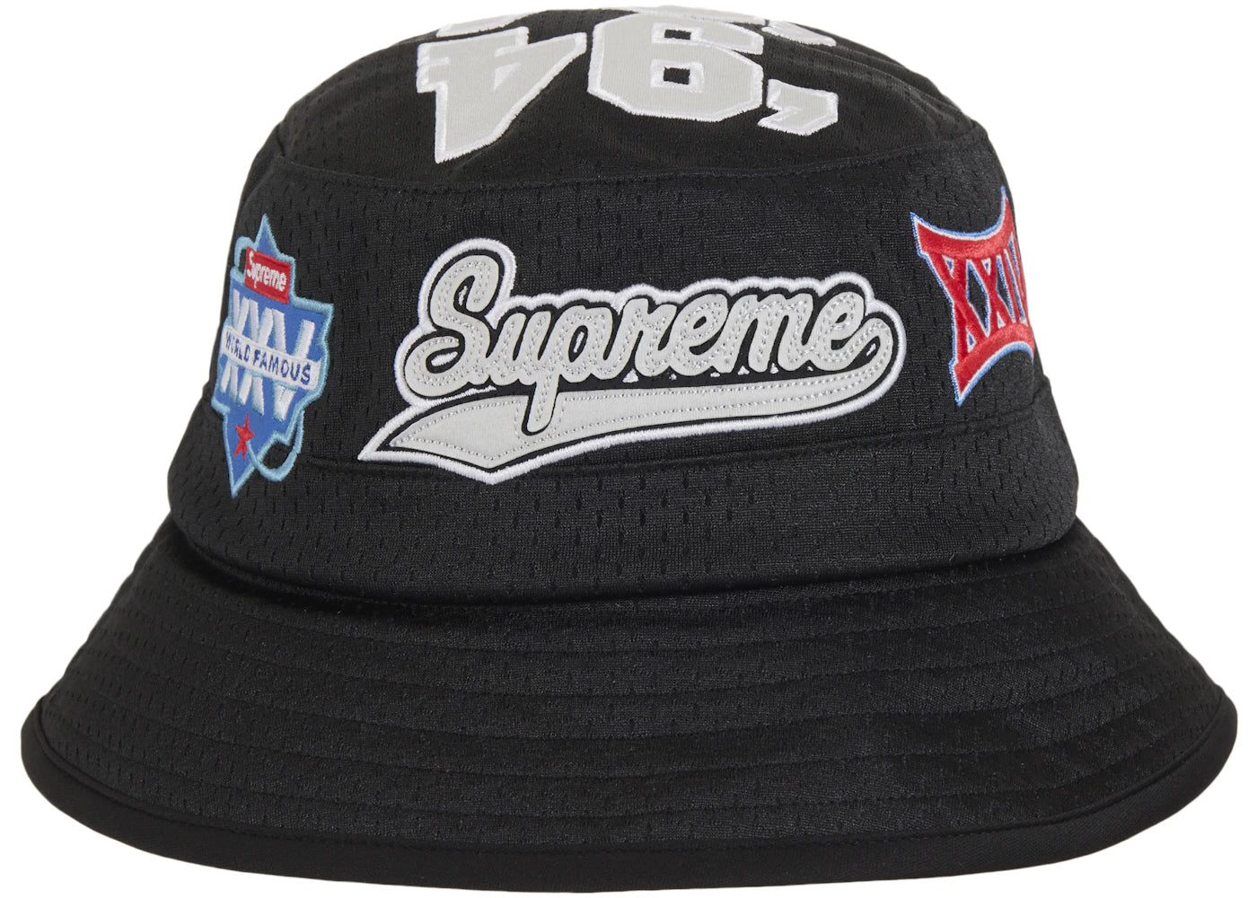 Supreme Playoffs Mesh Crusher Hat Black