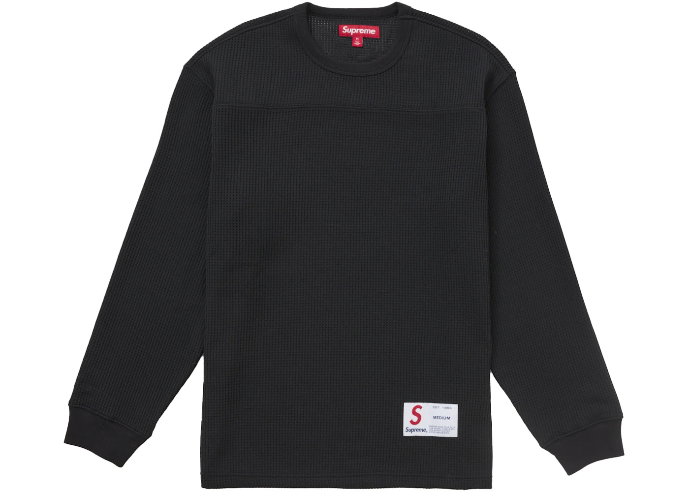 Supreme Polartec Mesh L/S Football Top-Black